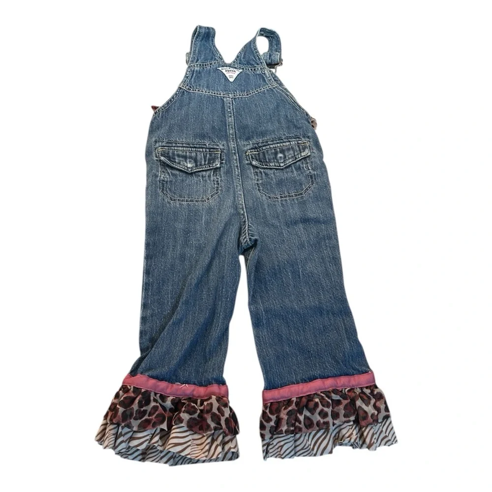 Vintage Osh Kosh B’Gosh‎ Rag-A-Muffin Kids Overalls Size 2T